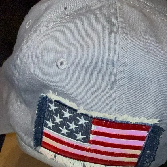 Polo Cap Grey big logo #3 🇺🇸 leather strap OS sendoffers followcloset RARE - Picture 4 of 8